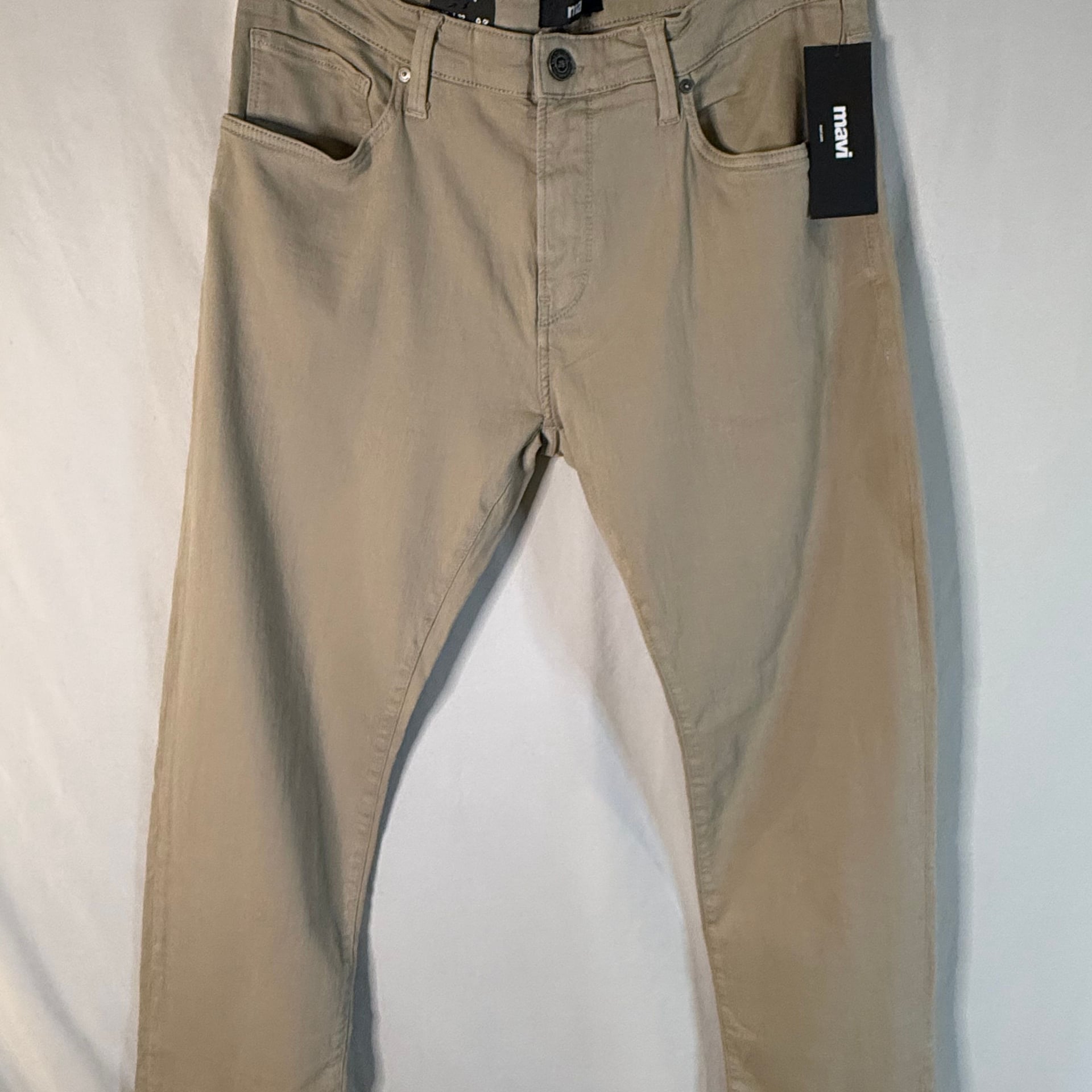 Mavi Men's Zach Straight Leg Twill Jeans In Khaki
